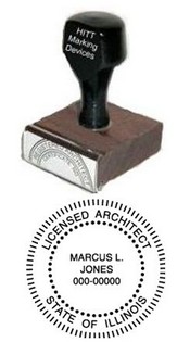 Illinois Architectural Hand Stamp
Engineering Stamp
Architectural Stamp
Mechanical Engineer Stamp
Land Surveyor Stamp