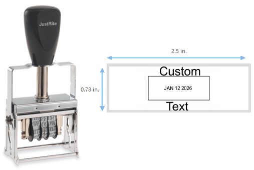 Justrite 33 FB Self-Inking Dater
Self-Inking 33FB Dater