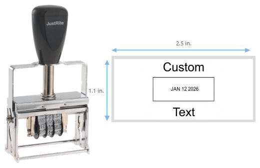 Justrite 41 FB Self-Inking Dater
Self-Inking 41FB Dater